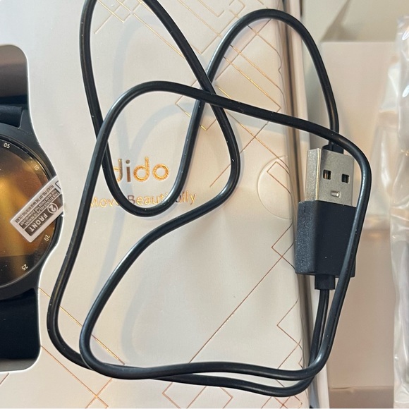 Dido (R2) IP68 Waterproof Smartwatch Fitness & Sleep Monitor. Black watch - Picture 5 of 5